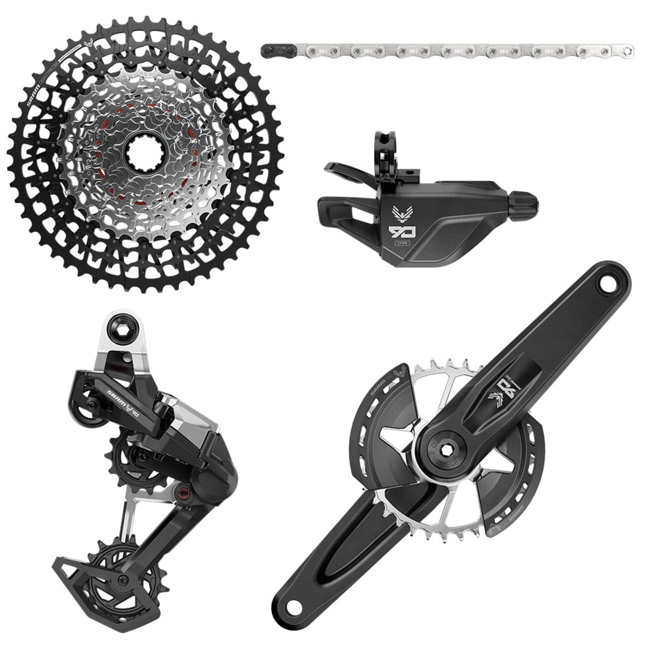 Groupe Sram 90 T-Type Eagle DUB 12V